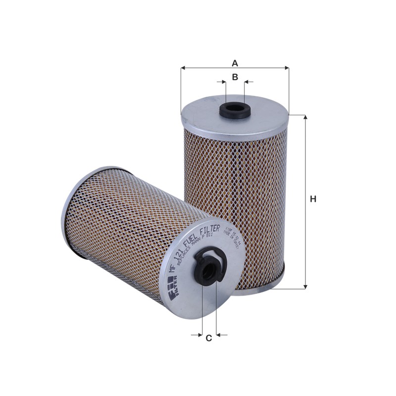 MF121 - Filtru combustibil P811, P550861, FF147, SN1147, SK3955, XN68, MG086