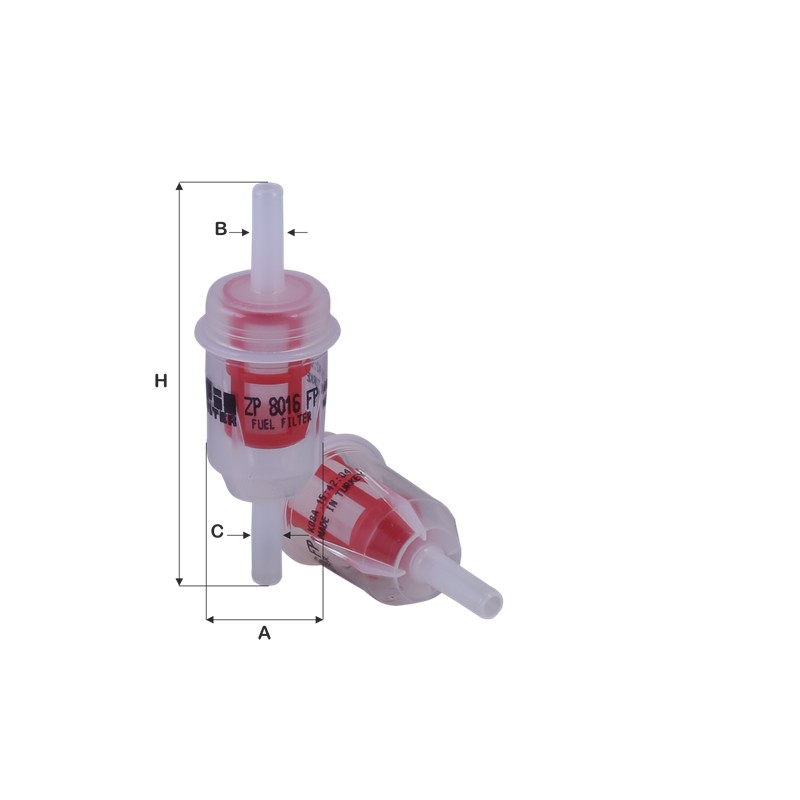 ZP8016FP - Filtru combustibil WK31/4, WK31/4(10), P550012, FF5705, RT7, SK3758, XN11, MBNA008